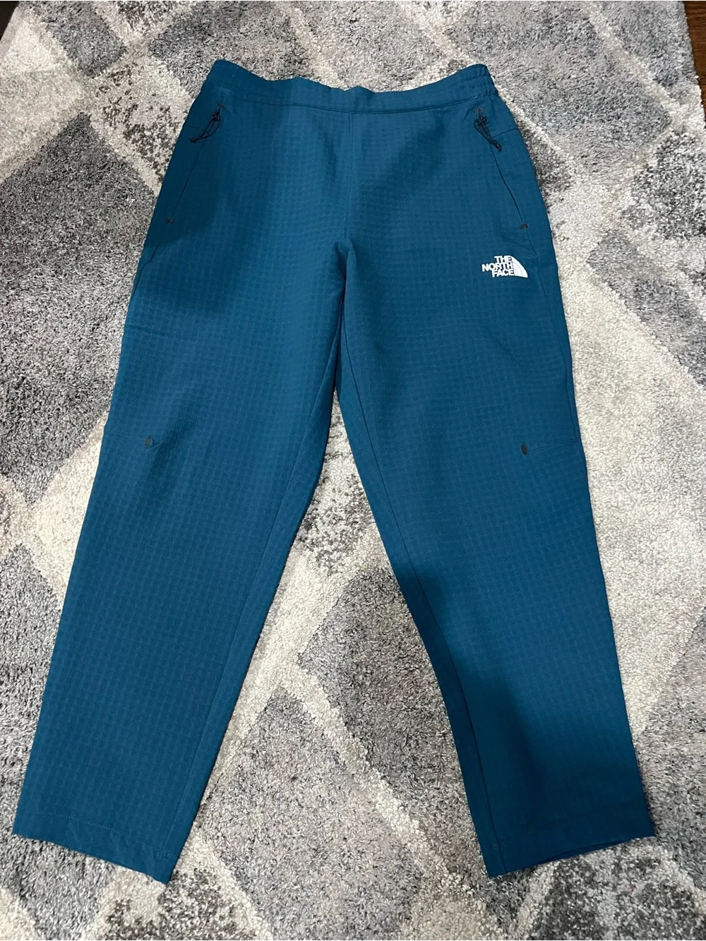 The North Face Tekware Grid Pant Mens/Unisex Small Midnight Petrol Blue